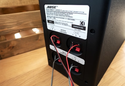 Das Bassmodul übernimmt die Verteilung der Frequenzen.
