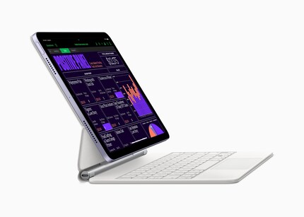 iPad Air mit Magic Keyboard.