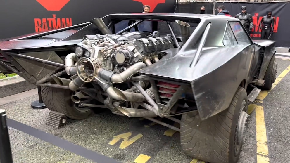 Der V8-Motor des Batmobiles