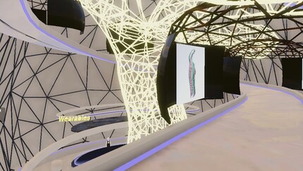 Die Ausstellung findet im virtuellen Reich der Kaufhauskette Selfridges statt.