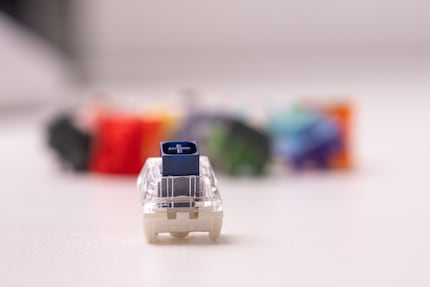 Ein clicky Kailh BOX Navy Switch.