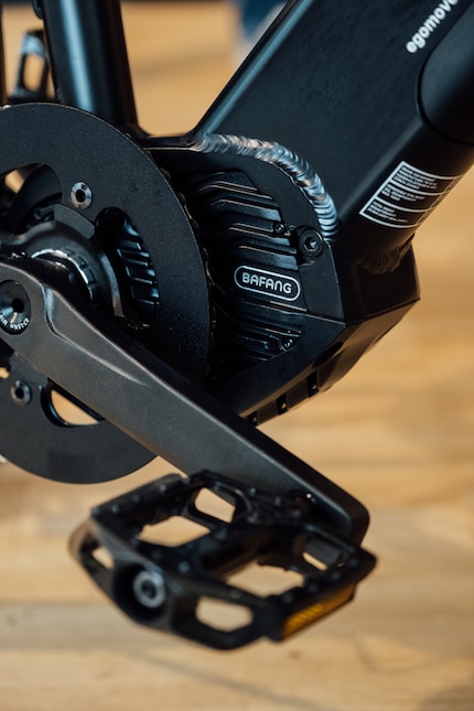 Der Bafang-Mittelmotor liefert bis zu 95 Newtonmeter Drehmoment.