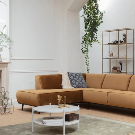 Dimensionen: 77 x 274 x 210 cm | Material: Polyester, Eisen | Bild: BePureHome