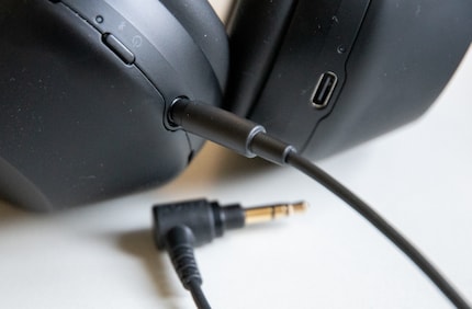 Cool: Mitgeliefertes Audio-Kabel
