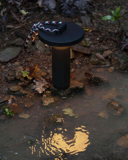 The «Quasar» lamp glows the way.