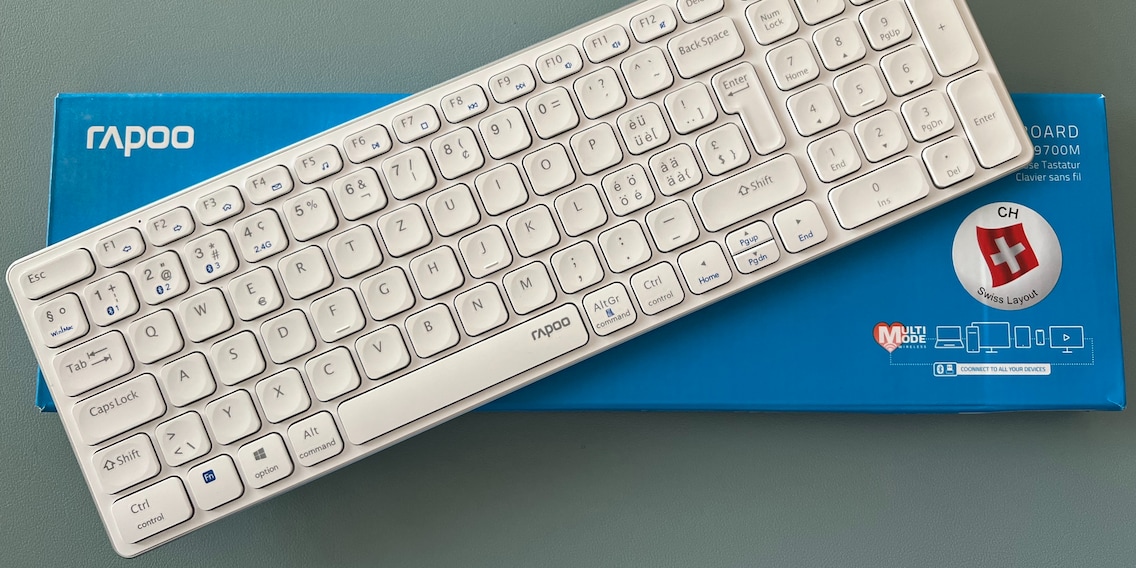 The Rapoo keyboard is a solid piece of kit – and cheap as well