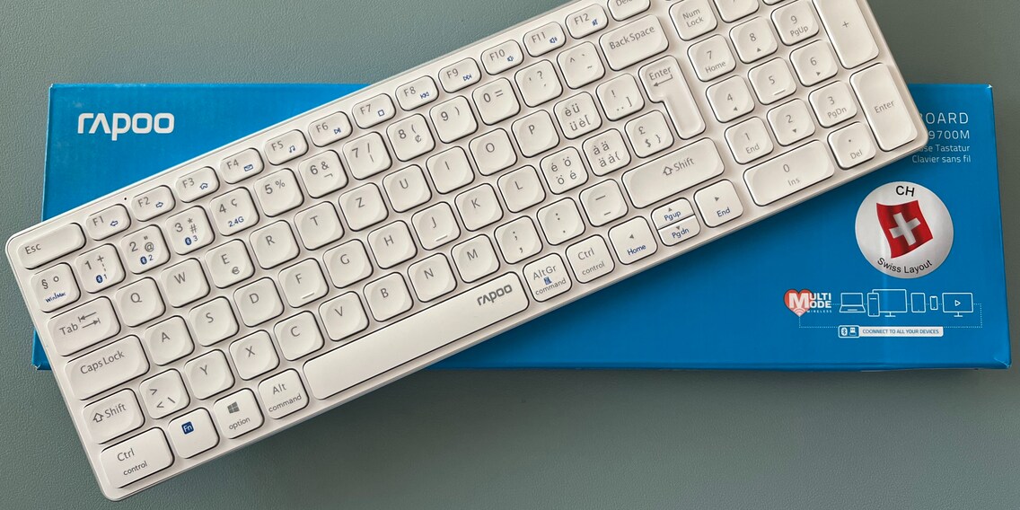 The Rapoo keyboard is a solid piece of kit – and cheap as well