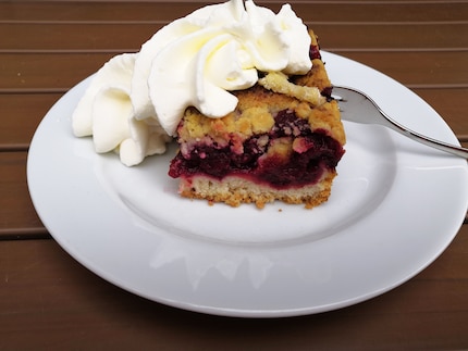 Kirschkuchen.