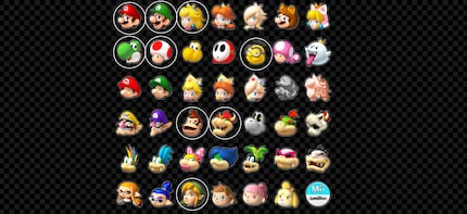 On Nintendo’s website, you can find a driver overview for Mario Kart 8. I’ve circled the ones that seem spontaneously familiar.