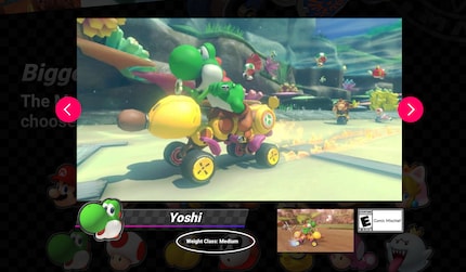 On the same website, a well-hidden hint states that Yoshi is moderately difficult. This may have an effect on his driving feel. But I don’t know that, because I don’t have a manual.