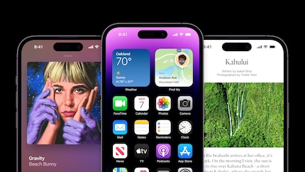 «Dynamic Island» nennt Apple die pillenförmige Aussparung, welche bei iPhone 14 Pro und Pro Max die Notch ersetzt.
