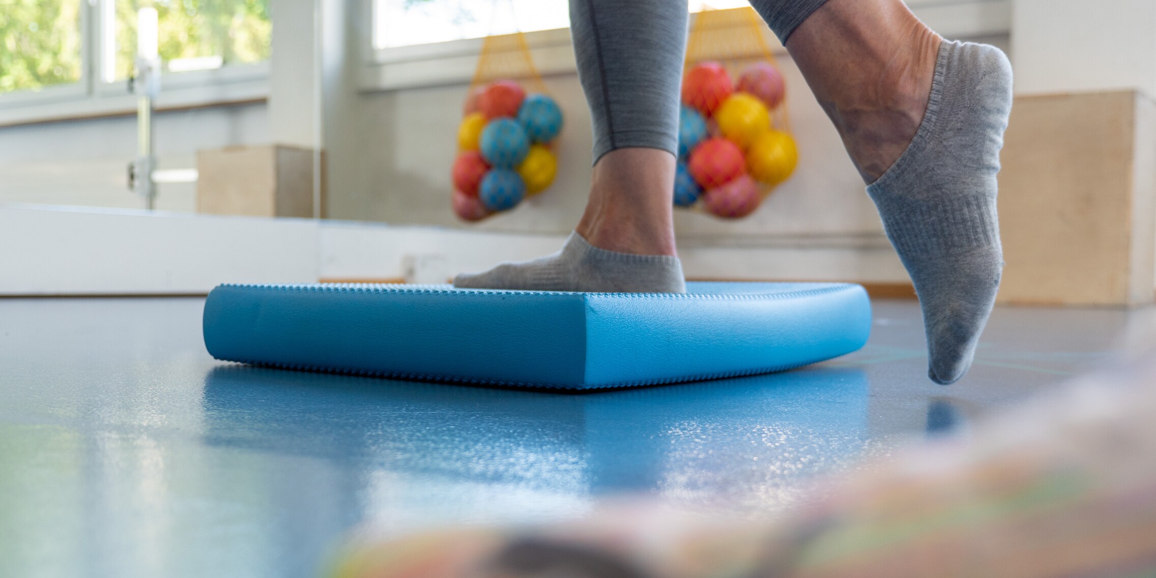 Stabilisationsübungen mit dem Airex Balance Pad Elite Galaxus