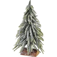 Boltze Home Christmas Tree Tanni with Snow, 33 cm (33 cm)