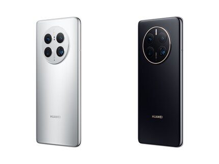 Die globale Version des Mate 50 Pro erscheint in Silber und Schwarz.