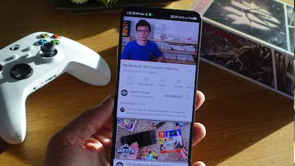 Auch bei direkter Sonneneinstrahlung kann ich meine Youtube-Videos problemlos geniessen.