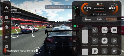 Die Widgets sind gut durchdacht und geben dir Zugang zu den wichtigsten Einstellungen.