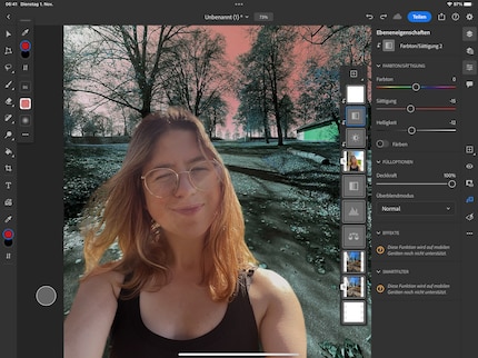 Lässt kaum Wünsche offen: Photoshop als iPad-Version. 