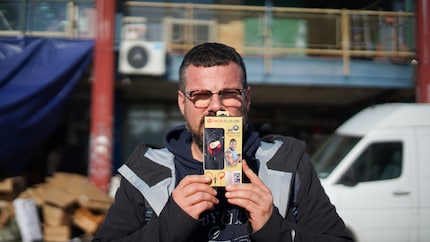 Who’s the man in the picture? And who’s the man on the packaging?