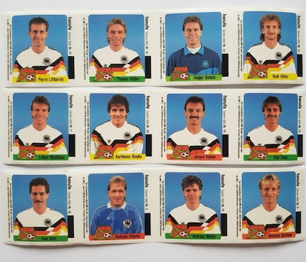 Bei der WM 1990 sammelte ich durch exzessiven Verzehr von Duplo und Hanuta die Bilder der späteren Weltmeister.