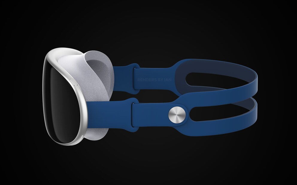 Ungefähr so soll Gerüchten zufolge das kommende Apple-Headset aussehen.