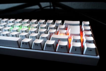 Der Deltaco Gaming WK95 fehlen Funktionstasten und Ziffernblock.