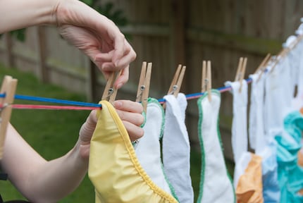 Crunchy moms swear by cloth nappies.
