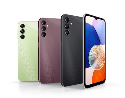 Du bekommst das Samsung Galaxy A14 bei uns nur in drei von vier Farben.