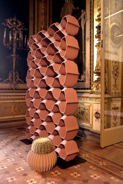 Das Material für den Raumteiler wurde 3D-gedruckt.