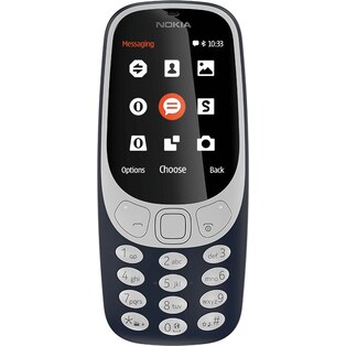 Nokia 3310 (2017) 2G (0.02 GB, Dark Blue, 2.40", Single SIM, 2 Mpx, 2G)