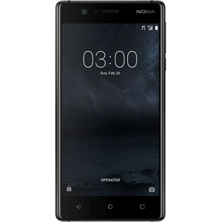 Nokia 3 (16 GB, Matte Black, 5", Dual SIM + SD, 8 Mpx, 4G)