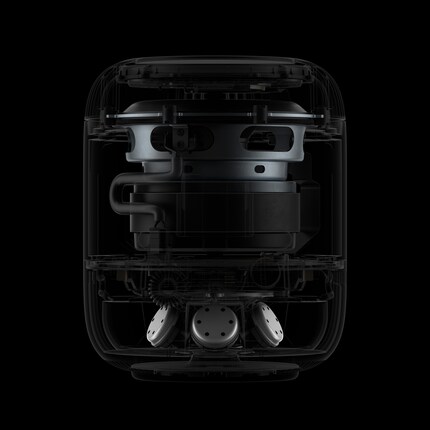 The interior view shows, among other things, the ring-shaped arrangement of the five tweeters.