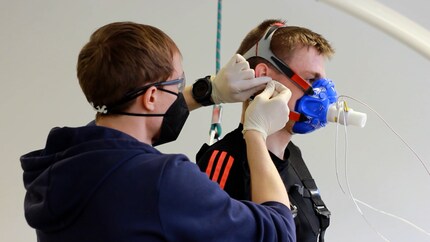 Bis an die persönliche Belastungsgrenze: Leistungsdiagnostik auf dem Laufband.