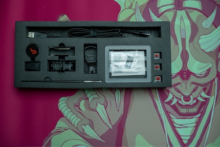 Even a lubricant is included with the Asus ROG Azoth.