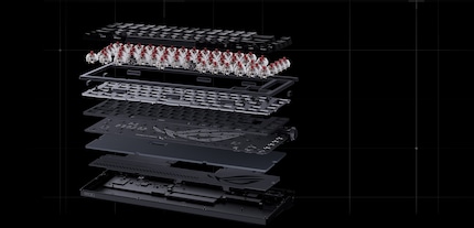 How the Asus ROG Azoth is constructed.