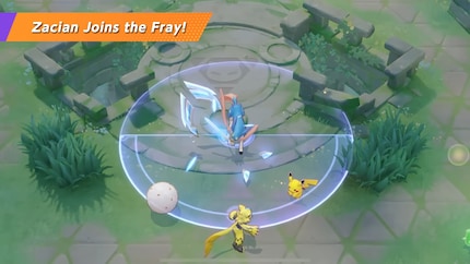 Der neue spielbare Charakter Zacian hat einen ziemlich grossen Angriffsradius.