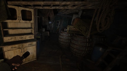 The dark levels in «Resident Evil Village» look even scarier with the high-contrast OLED screen.
