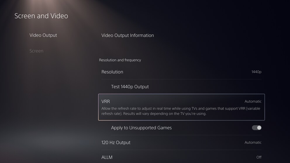Die Playstation 5 erhält VRR für 1440p-Auflösung.