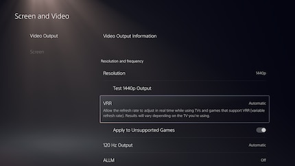 Die Playstation 5 erhält VRR für 1440p-Auflösung.