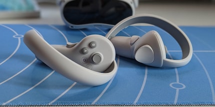Die Controller liegen gut in der Hand.