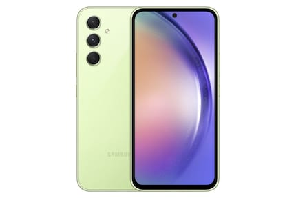 Das Galaxy A54 in «Awesome Lime».