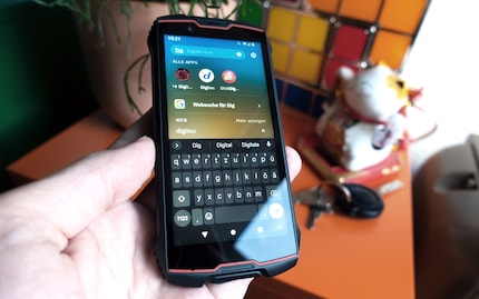 This is as big as the Google keyboard gets.