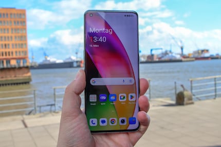 The fancy 6.7-inch AMOLED display.