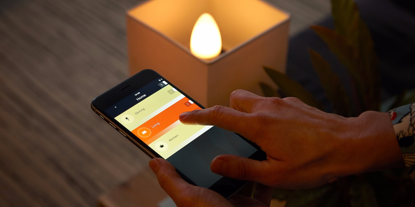 Bis zu 50 Bulbs und Leuchten können mit einer Brigde via App gesteuert werden.