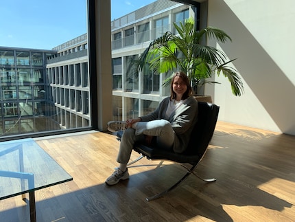 Zuhause angekommen: Elisabeth Rönz im Zürcher Office