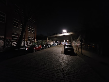 Die Weitwinkelkamera bei Nacht.