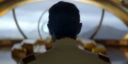 Even in the latest Ahsoka trailer, Thrawn’s figure is kept a big secret. We now know he’ll be played by actor Lars Mikkelsen.