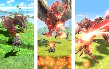 Das Spiel bringt den Kern der «Monster Hunter»-Serie aufs Smartphone: den Kampf.