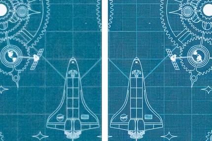 Left: normal noise filters (luminance 75, details 50, contrast 20, colour 20). Right: AI filter denoising.