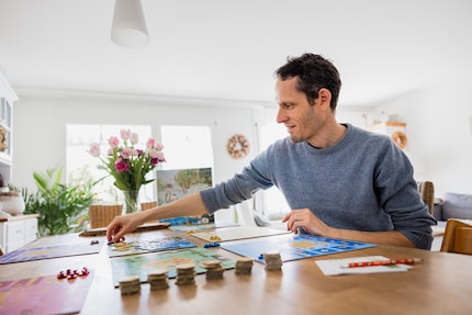 Markus Lehmann began, während der Pandemie Spiele zu entwerfen.