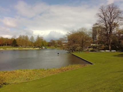 Hamburg’s Planten un Blomen Park looks prettier in real life.